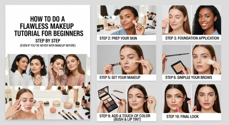 How to Do a Flawless Makeup Tutorial for Beginners — Step by Step (Even If You’ve Never Worn Makeup Before)