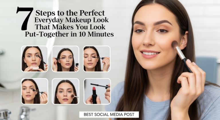 7 Steps to the Perfect Everyday Makeup Look That Makes You Look Put-Together in 10 Minutes