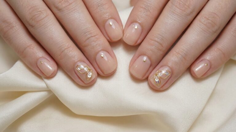 Butterfly Nail Art Ideas That Make Short Nails Look Instantly Elegant