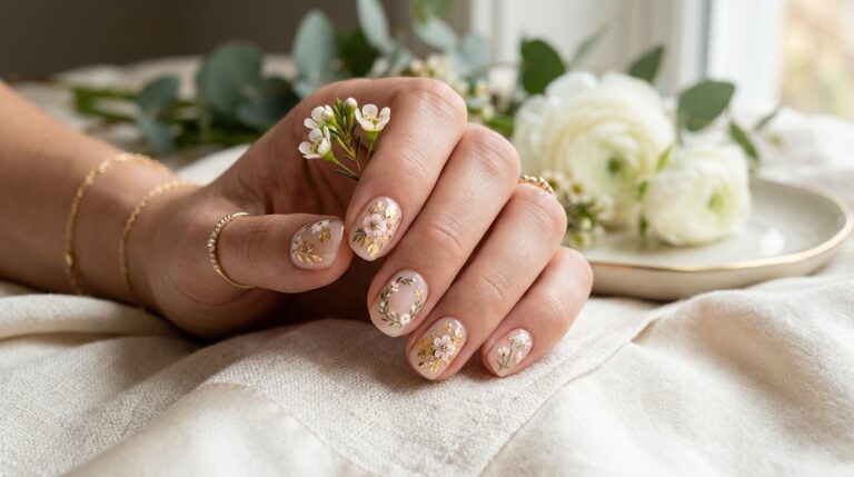 Floral Nail Designs That Make Short Nails Look Instantly More Expensive