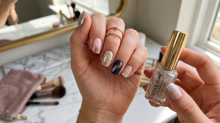 Glitter Nail Ideas That Make Short Nails Look Instantly Glam