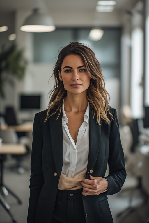 prompt=Office Outfit Ideas That Make You Look Instantly Put Together for , sharp focus, depth of field, 8k photo, HDR, professional lighting, taken with Canon EOS R5, DSLR, 75mm lens
negativePrompt=
guidanceScale=7
seed=112113148